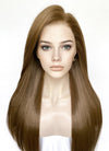 Brown Straight Full Lace Kanekalon Synthetic Wig FUL012