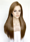 Brown Straight Full Lace Kanekalon Synthetic Wig FUL012