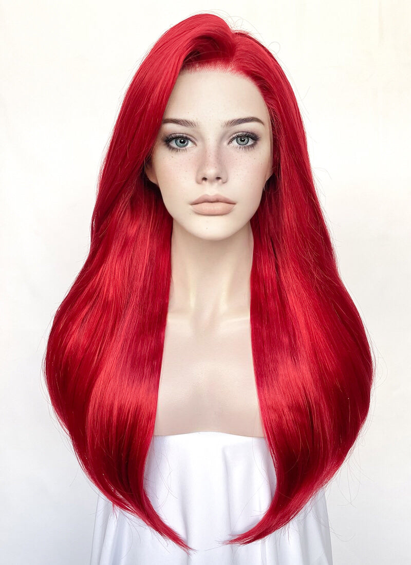 Synthetic shop wigs red