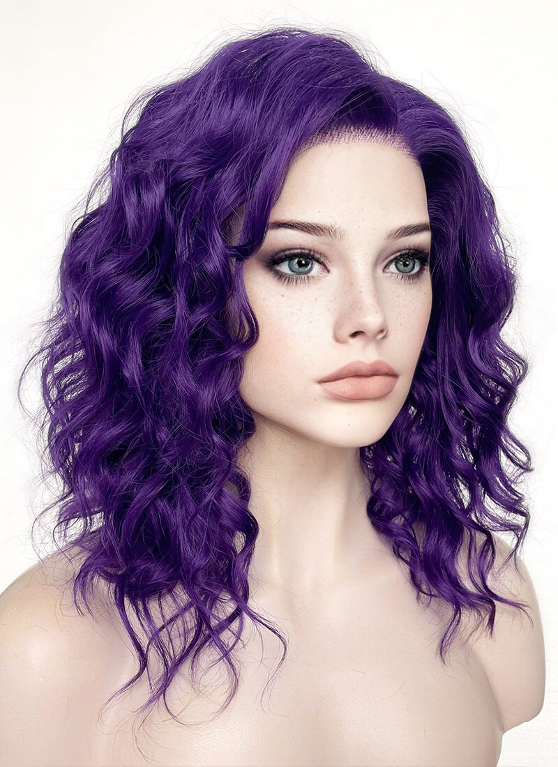 Purple full lace wig hotsell