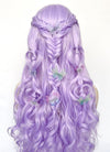 Pastel Purple Braided Lace Front Synthetic Wig LF2161