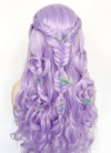 Pastel Purple Braided Lace Front Synthetic Wig LF2161