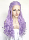 Pastel Purple Braided Lace Front Synthetic Wig LF2161