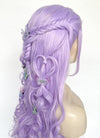 Pastel Purple Braided Lace Front Synthetic Wig LF2161