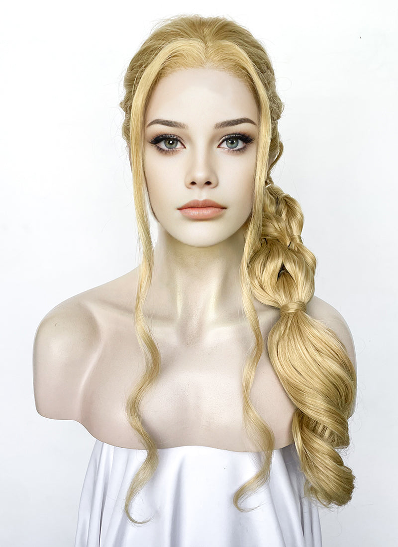 Blonde Braided Lace Front Synthetic Wig LF2509