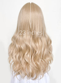 Blonde Wavy Lace Front Synthetic Wig LF3241