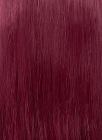 Burgundy Red Straight Lace Front Kanekalon Synthetic Hair Wig LF3335