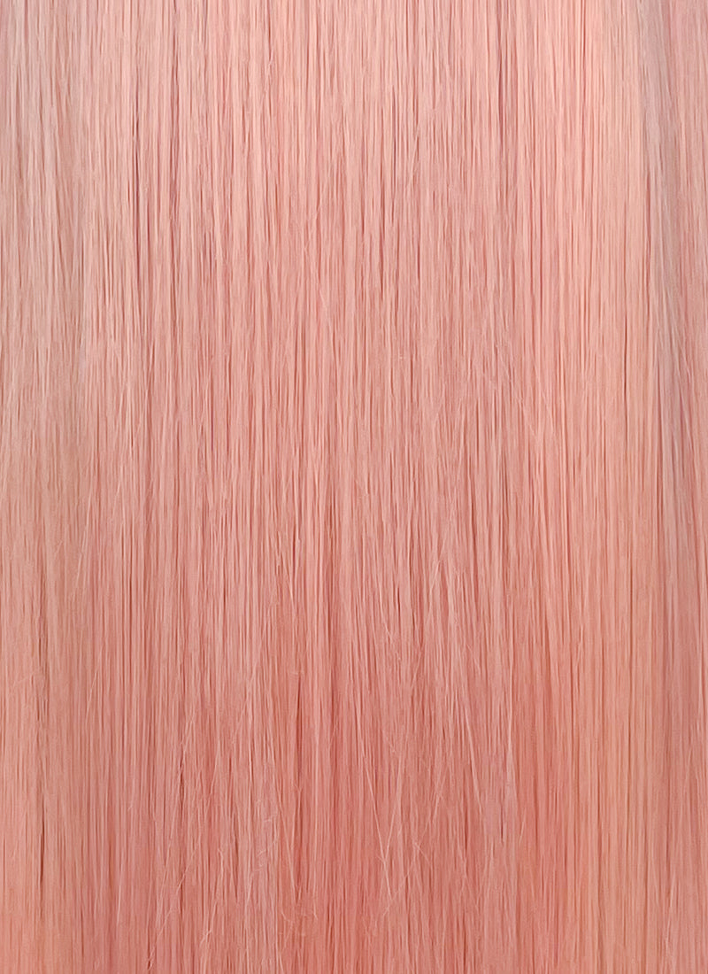 Pink Straight Lace Front Kanekalon Synthetic Hair Wig LF3342