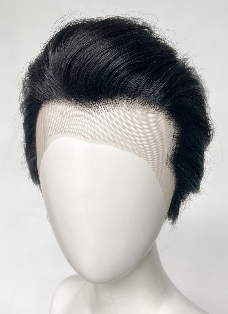 Like a Dragon Kazuma Kiryu Straight Slicked Back Lace Front Synthetic Men's Wig LF6010B