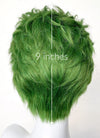 One Piece Roronoa Zoro Green Wavy Lace Front Synthetic Men's Wig LF6044