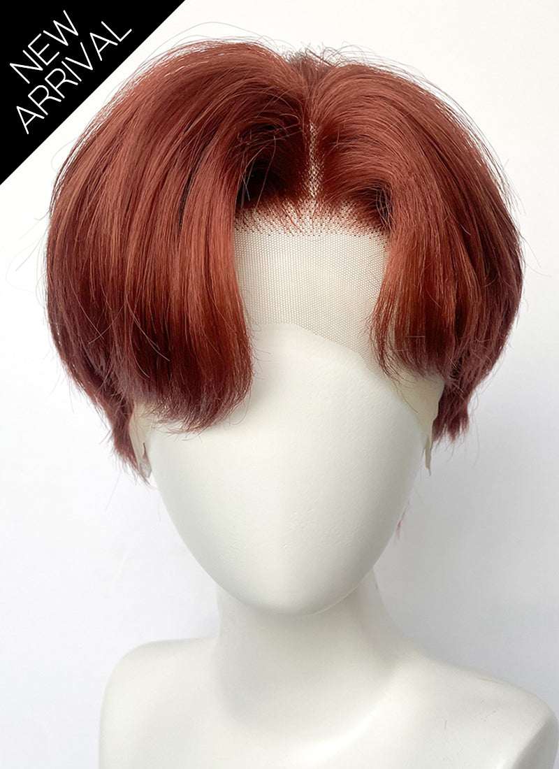 Auburn Straight Lace Front Synthetic Hair Wig WigIsFashion