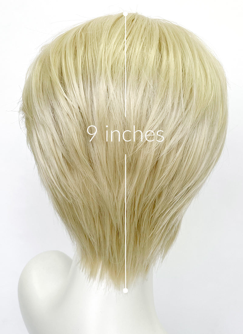 Jujutsu Kaisen Kento Nanami Blonde Straight Lace Front Synthetic Men's Wig LF6061