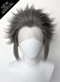 Helluva Boss Stolas Grey Straight Lace Front Synthetic Men's Wig LF6069