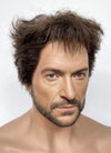 Deadpool & Wolverine Wolverine Brunette Wavy Lace Front Synthetic Men's Wig LF6072