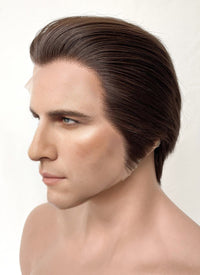 The Phantom Of the Opera Erik Brunette Straight Lace Front Synthetic Men's Wig LF6073