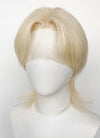 Light Blonde Wolf Cut Lace Front Synthetic Men's Wig LF6085