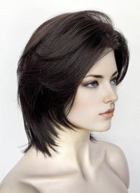 Brunette Straight Lace Front Synthetic Hair Wig LF8001