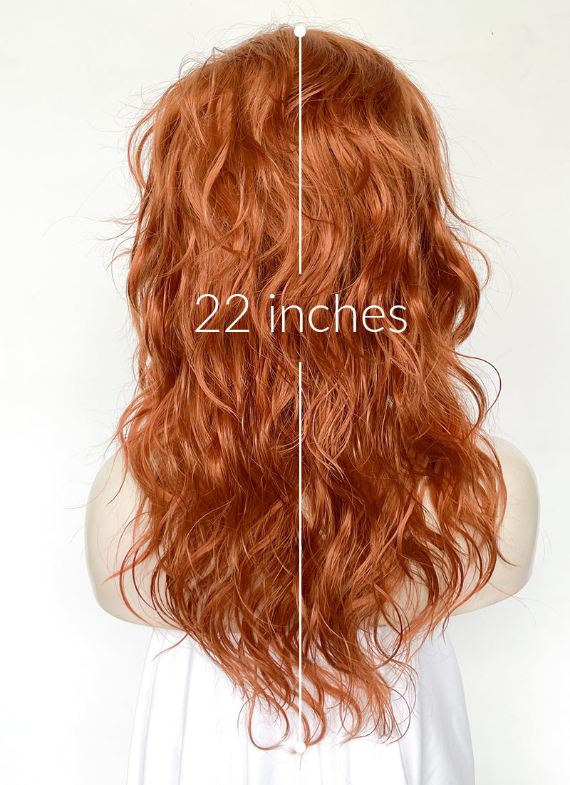 Ginger Wavy Lace Front Synthetic Hair Wig LF8003 (Customisable)