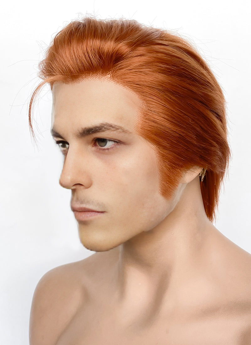 Ginger Straight Lace Front Synthetic Men's Wig LF8015