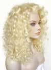 Blonde Curly Lace Front Synthetic Hair Wig LF8020