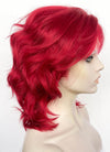 Red Wavy Lace Front Synthetic Men's Wig LF8021