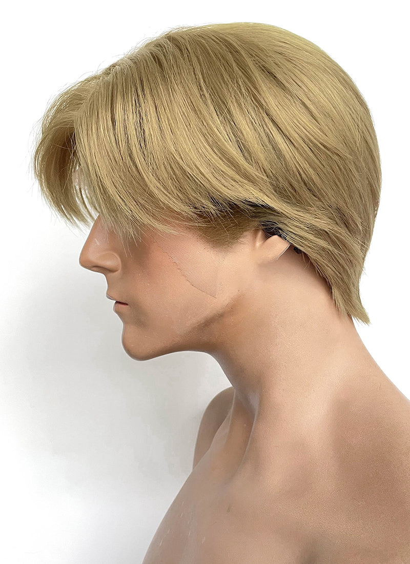 Silent Hill 2 Remake James Sunderland Blonde Straight Lace Front Synthetic Men's Wig LF8034