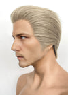 Resident Evil Albert Wesker Pastel Ash Blonde Straight Lace Front Synthetic Men's Wig LF8035