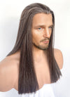 Star Wars Qui-Gon Jinn Mixed Brown Straight Lace Front Synthetic Men's Wig LFK5570