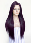 Dark Purple Straight 13" x 6" Lace Top Kanekalon Synthetic Wig LFS026