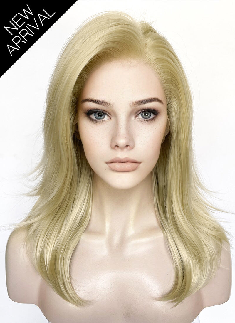 Blonde Straight Lace Front Synthetic Wig LW4041