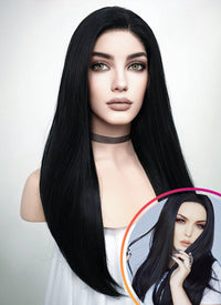 Straight Black Lace Front Synthetic Wig LW769