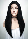 Straight Black Lace Front Synthetic Wig LW769