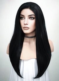 Straight Black Lace Front Synthetic Wig LW769