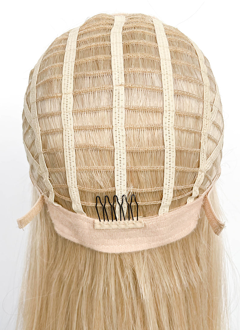 Blonde Straight Mono Top Lace Wig MN010