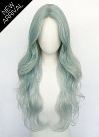 Mint Green Ombre Wavy Synthetic Wig NL083