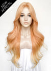 Peach Pink Ombre Wavy Synthetic Wig NL086