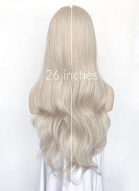 Light Ash Blonde Wavy Synthetic Wig NL090