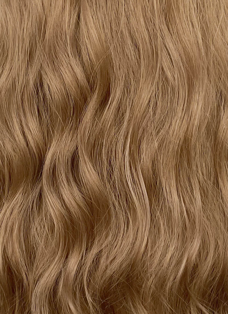 Golden Blonde Wavy Synthetic Hair Wig NL093