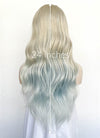 Blonde Blue Ombre Wavy Synthetic Hair Wig NL095