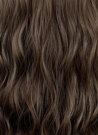 Brunette Wavy Synthetic Hair Wig NS539