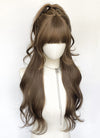 Brunette Wavy Synthetic Hair Wig NS542