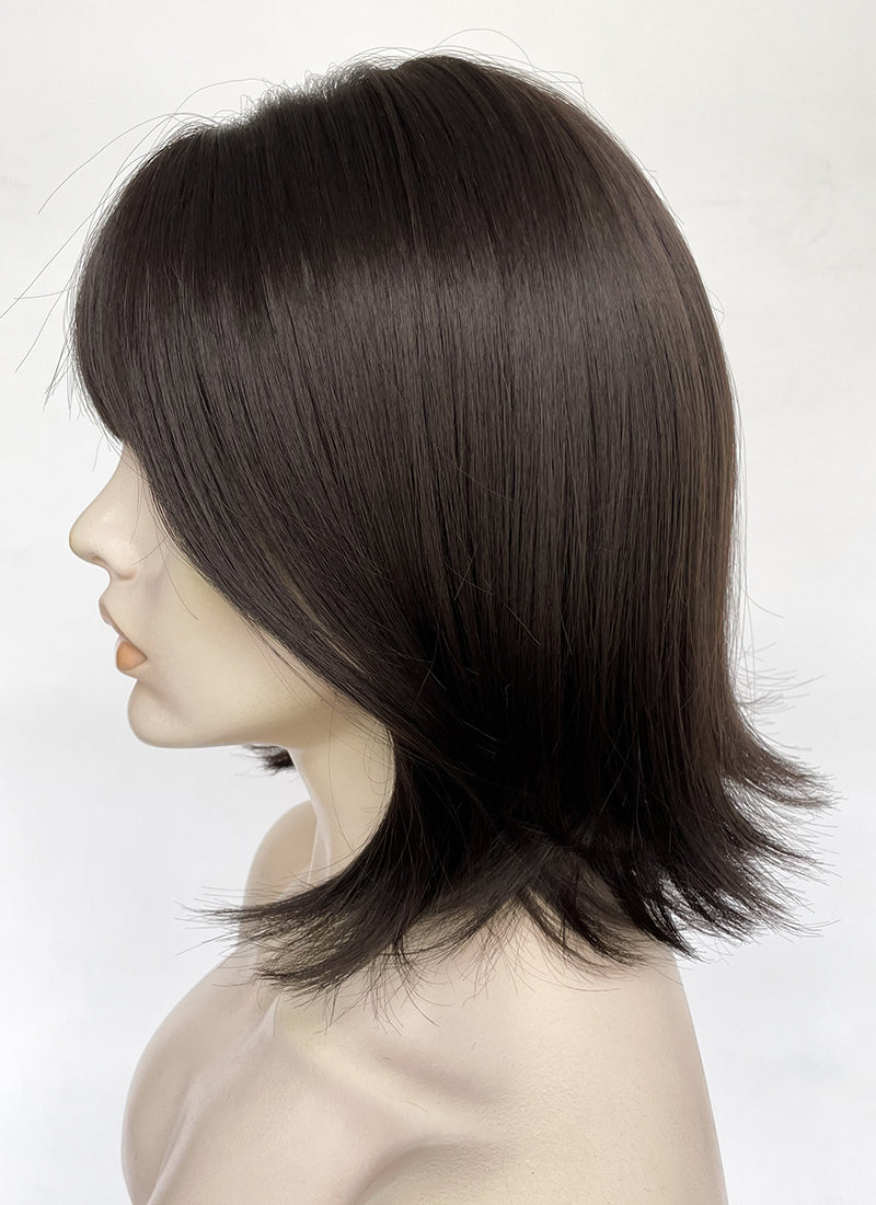 Brunette Straight Flip Synthetic Hair Wig NS544