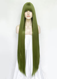 Green Straight Synthetic Hair Wig NS559