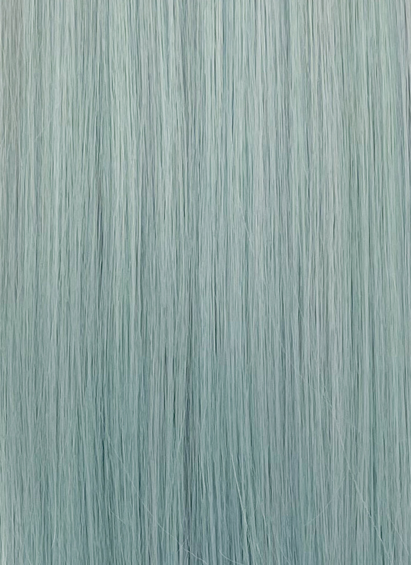 Pastel Blue Straight Synthetic Hair Wig NS565