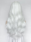 White Wavy Synthetic Hair Wig NS566