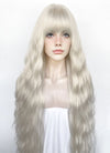 Platinum Blonde Wavy Synthetic Hair Wig NS579