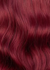 Wine Red Wavy Synthetic Hair Wig NS582