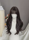 Brunette Wavy Synthetic Hair Wig NS536