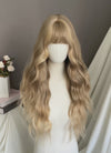 Mixed Blonde Wavy Synthetic Hair Wig NS575