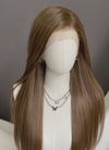 Brown Straight Full Lace Kanekalon Synthetic Wig FUL012